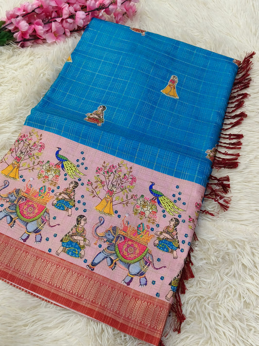 Trading Kota silk saree