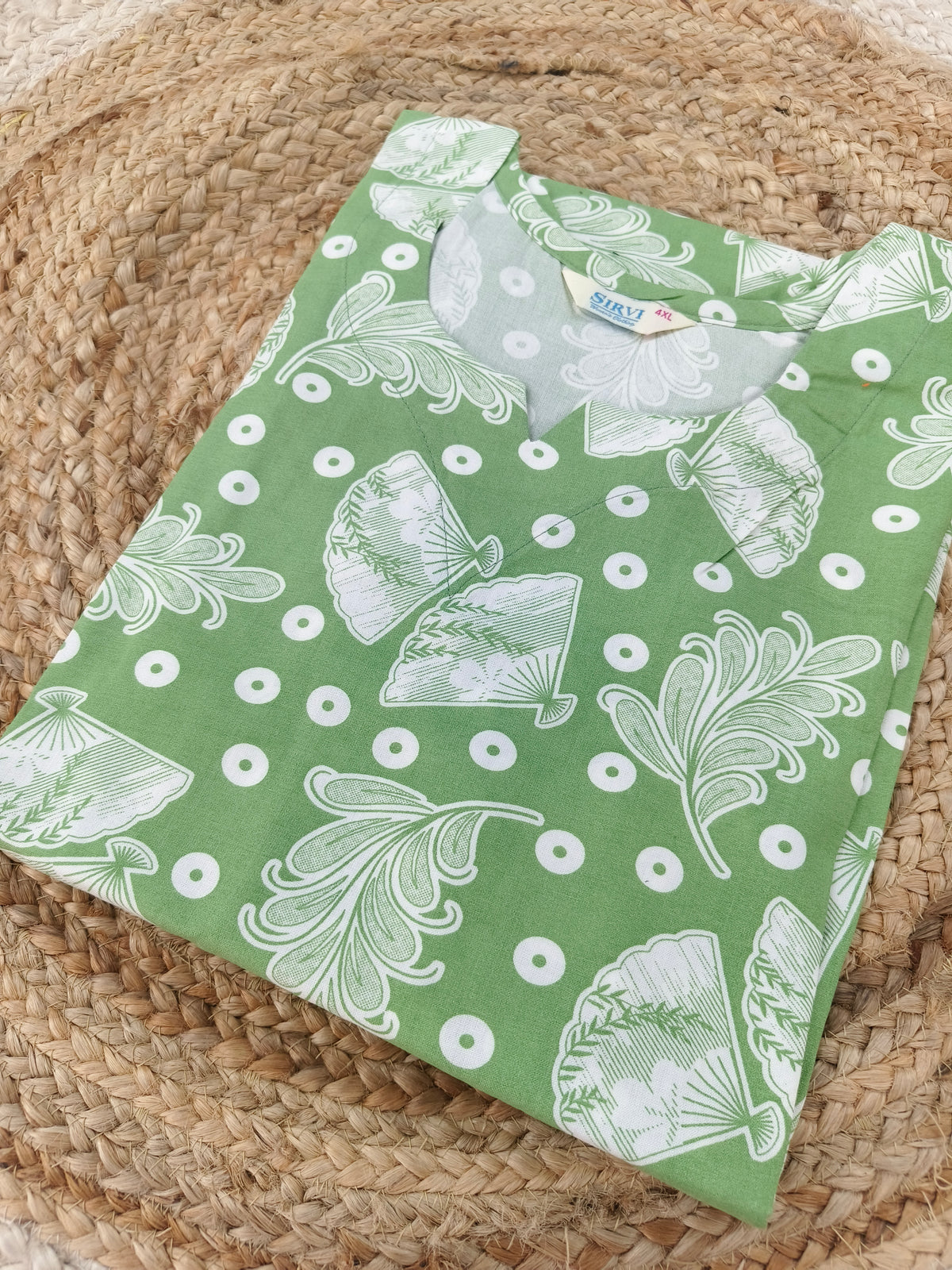 Pista Green Rayon straight kurta