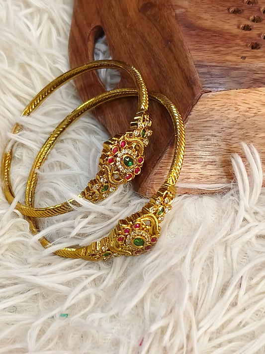 Autic gold plated bangle