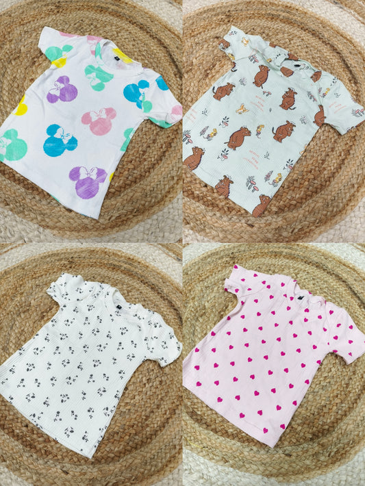 Kids Combo T shirt (4) size - S
