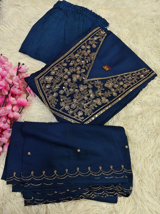 Peacock Blue designer suit