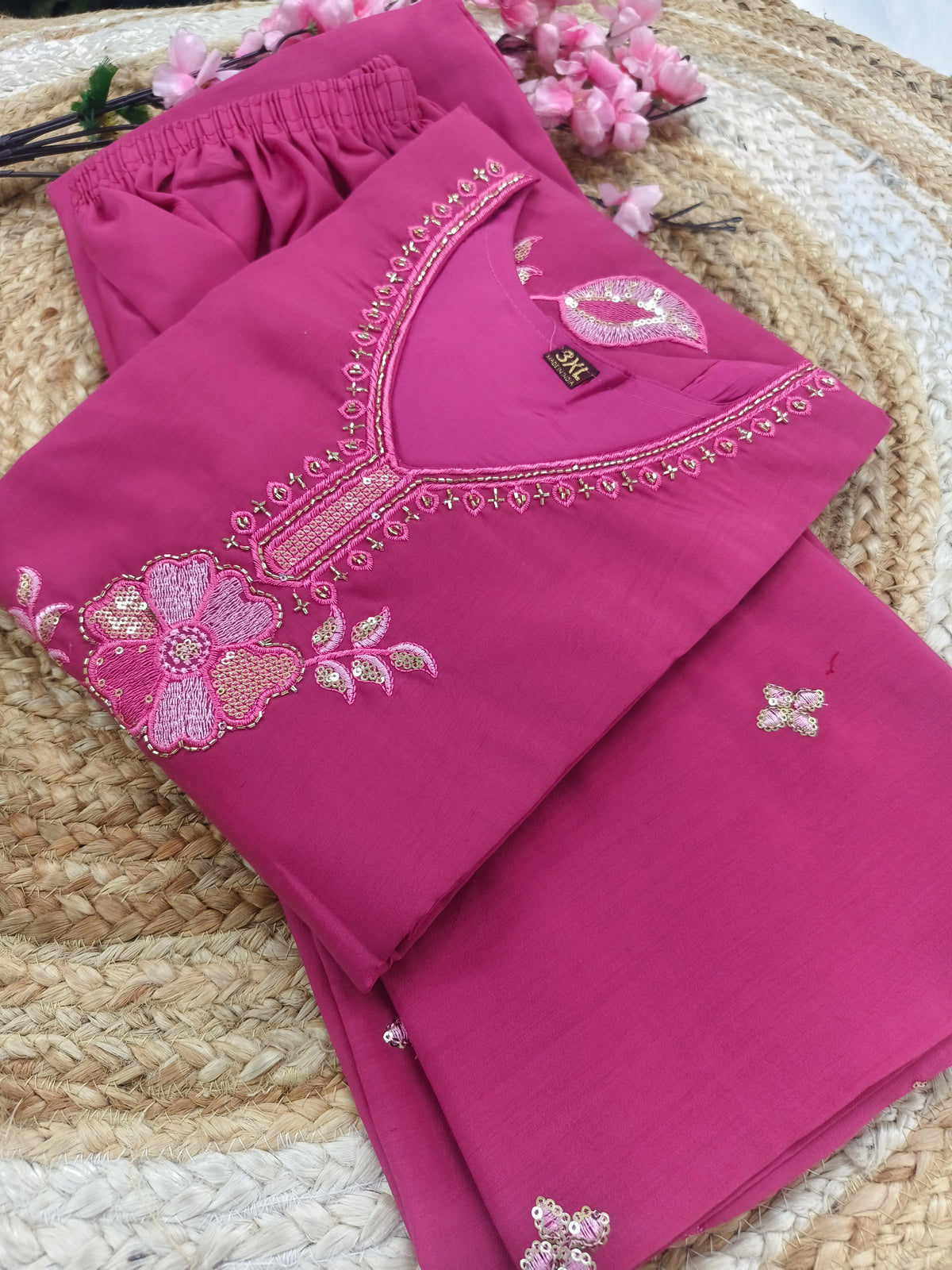Pink  Elegant designer suit