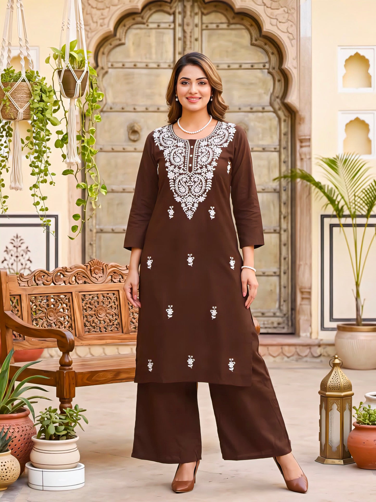 Brown Elegant Cord set