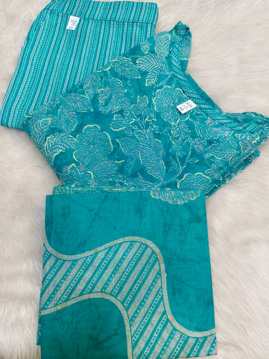 Sky blue  pure cotton suits