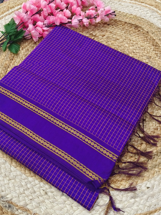 Purple Vintage Arani silk saree