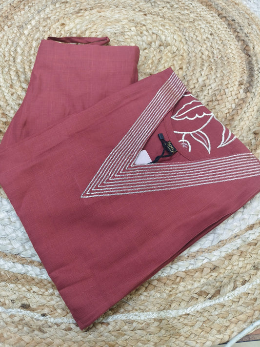 Mauve cotton cord sets