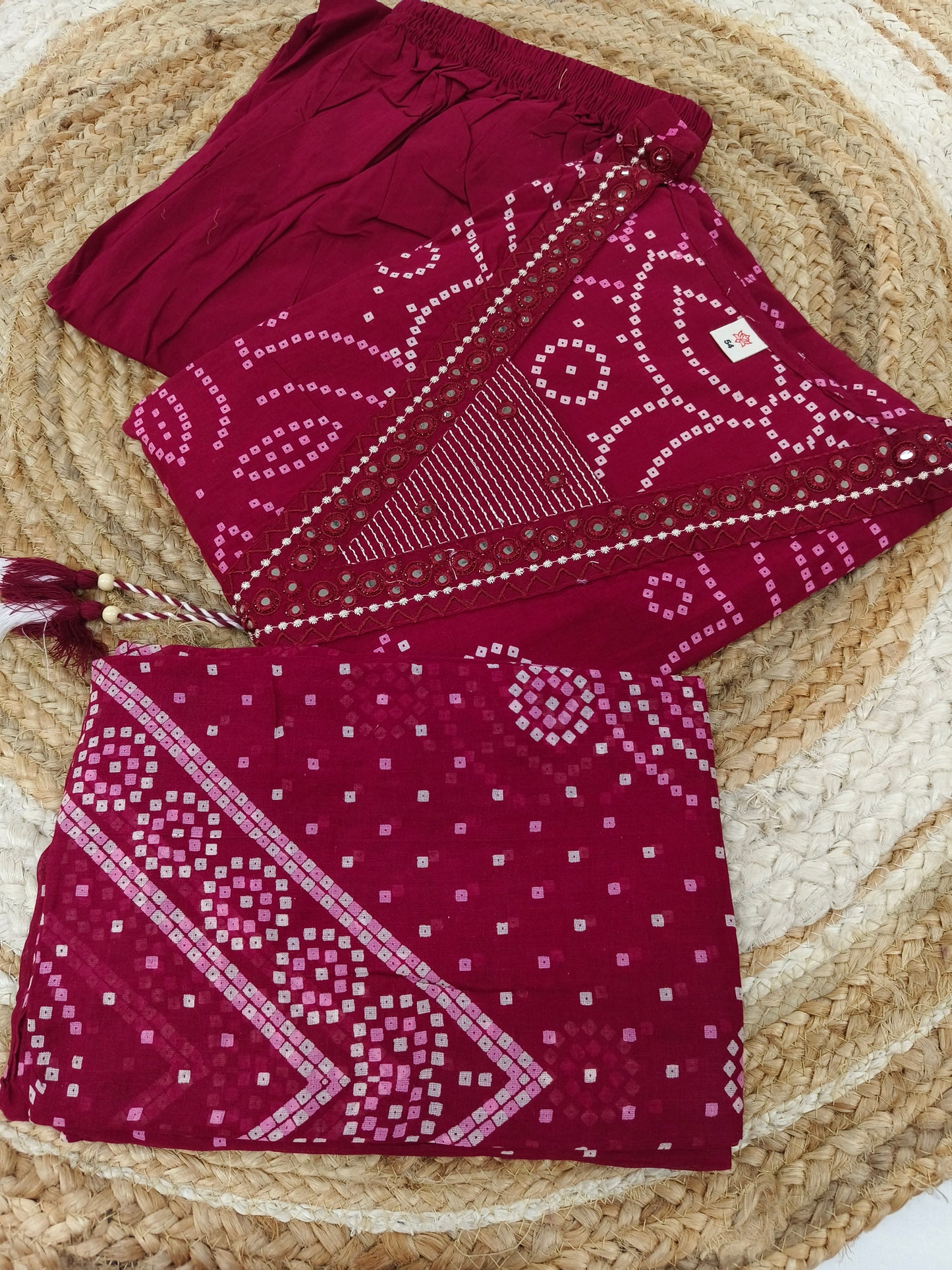 Maroon Pure cotton suits