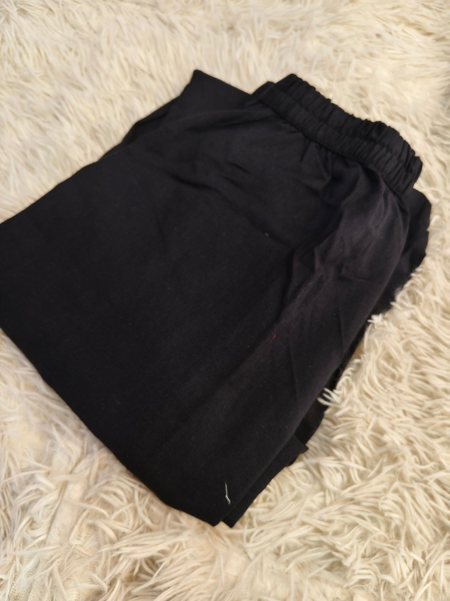 Black Cotton Pant