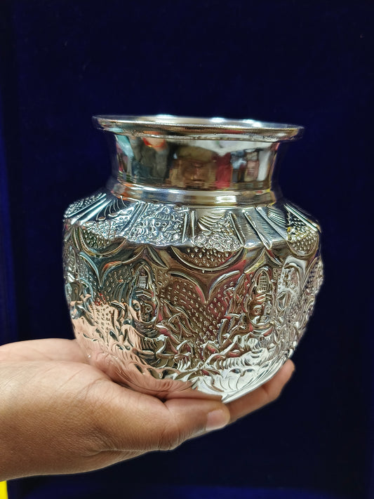 Pure German Silver kalasha weight 210gm