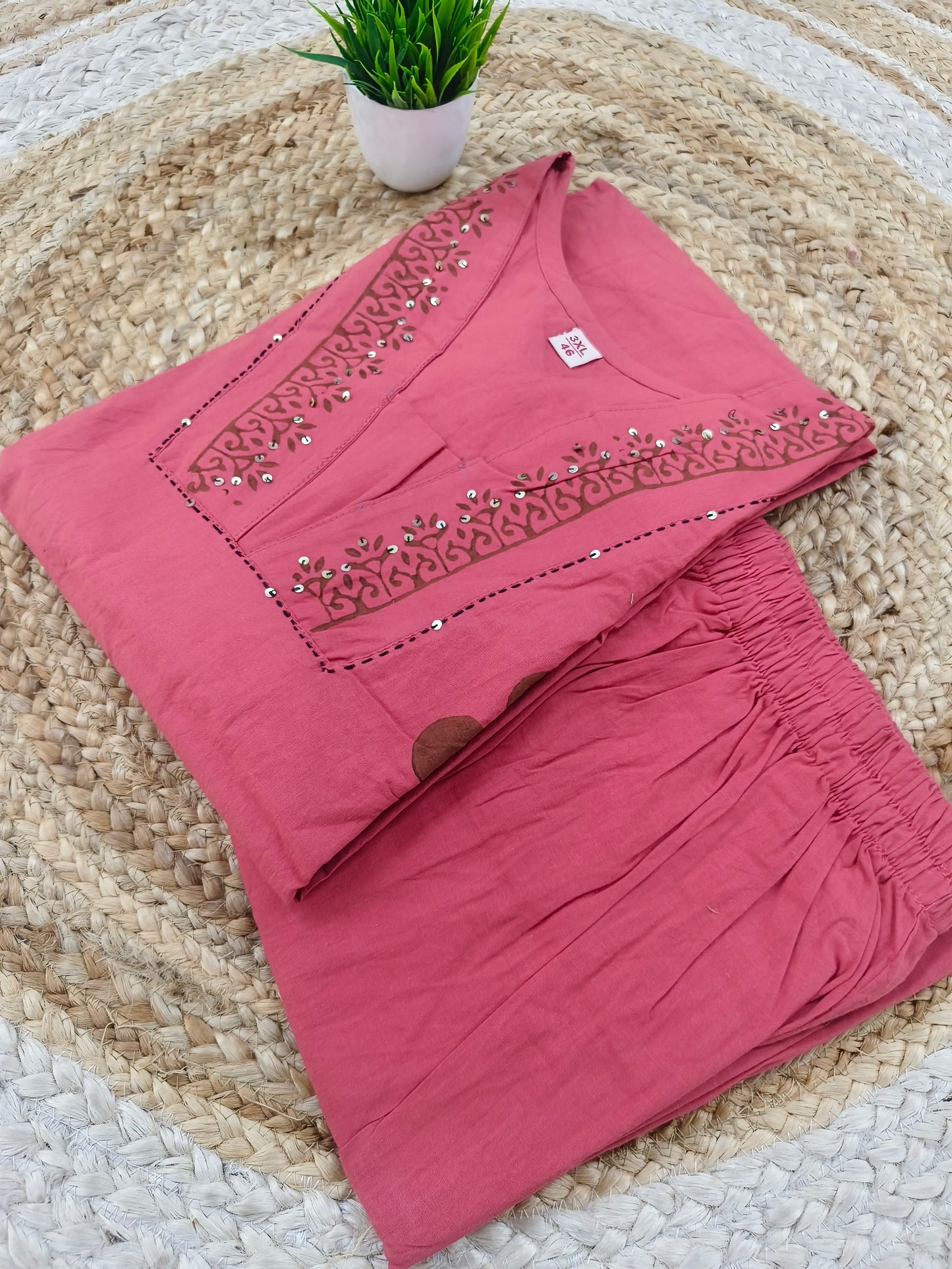 Peach  Premium  Co-Ord Set