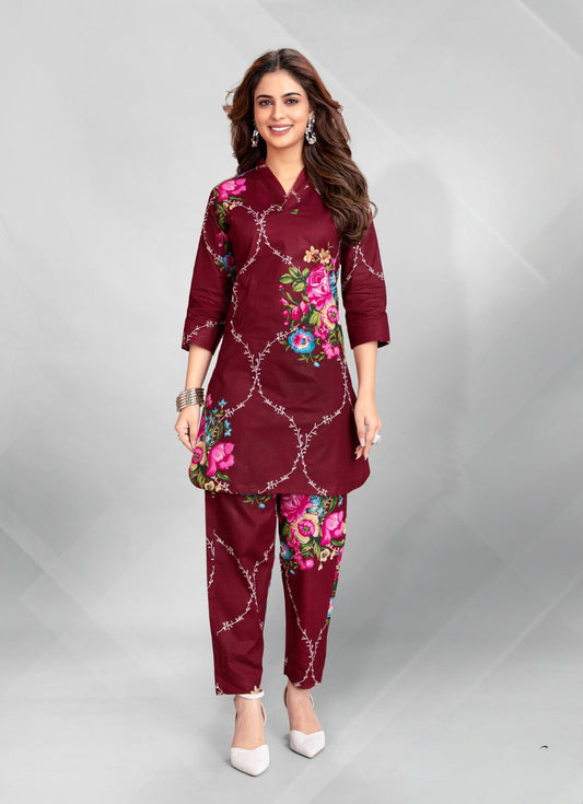 Marron Cotton Cord sets