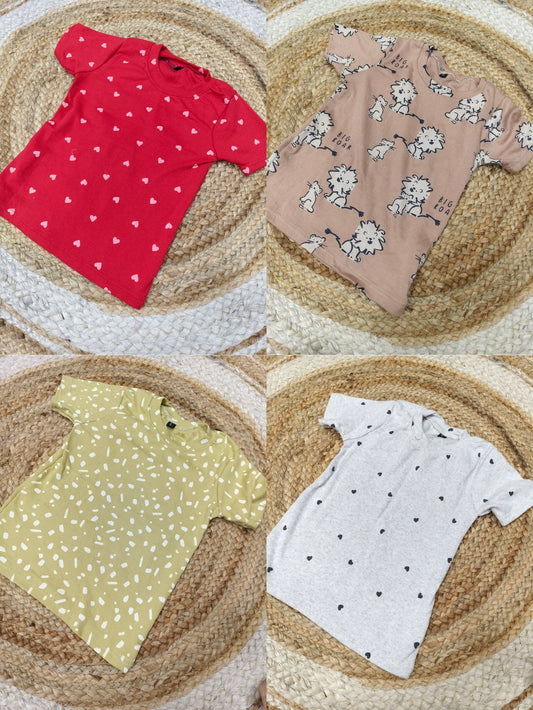 Kids Combo T shirt (4) size - L