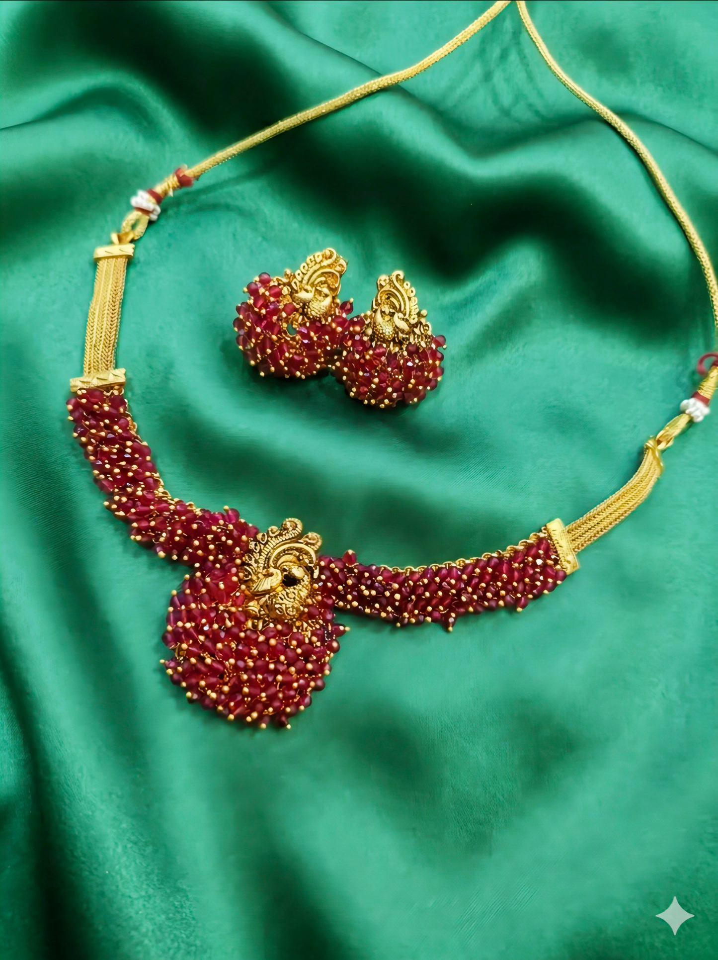 Peacock Choker Set