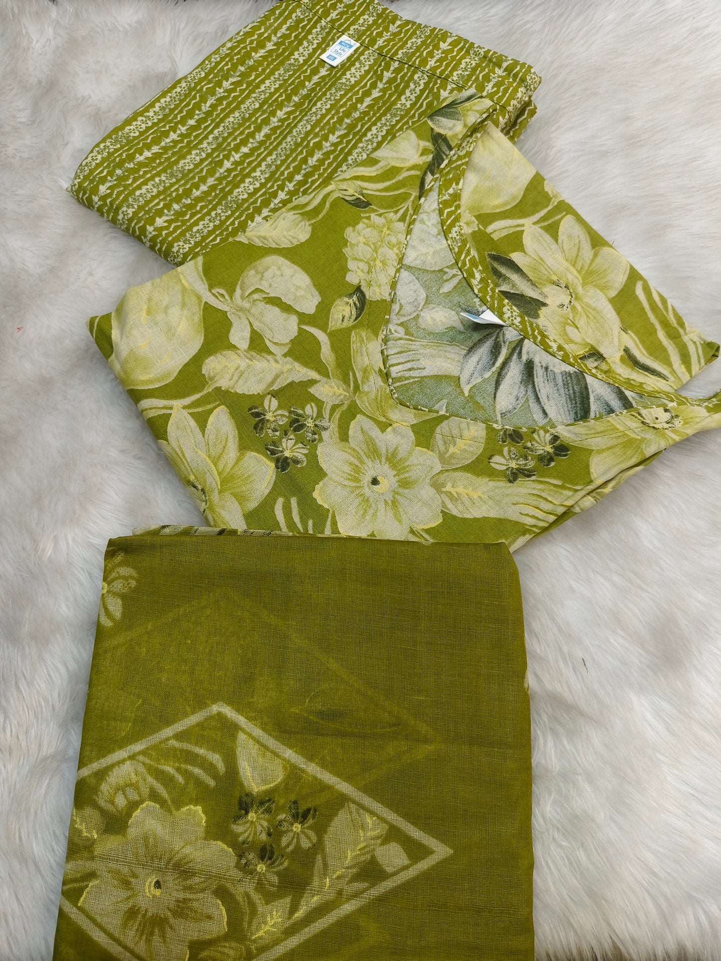 Green pure cotton suits