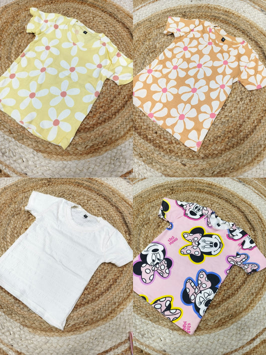 Kids Combo T shirt (4) size - M