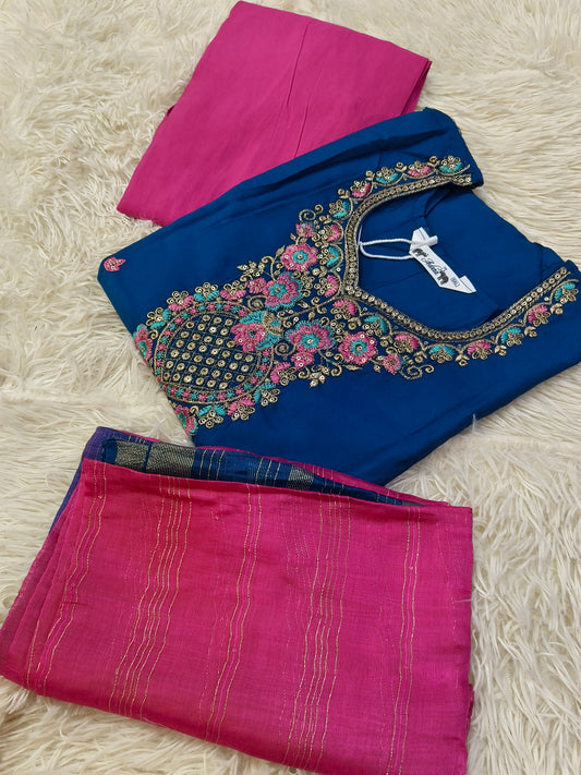 Blue with Pink Eelgent designer suits