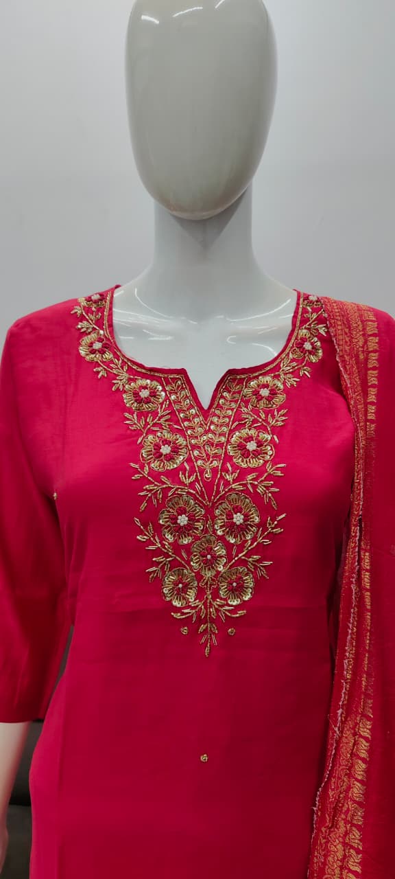 Pink  designer salwar suits