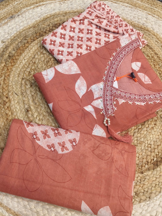 Rustic Cotton sets with duppata