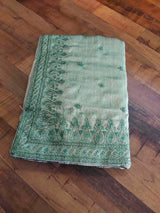 PASTEL BLUE DESIGNER CHIFFON SAREE