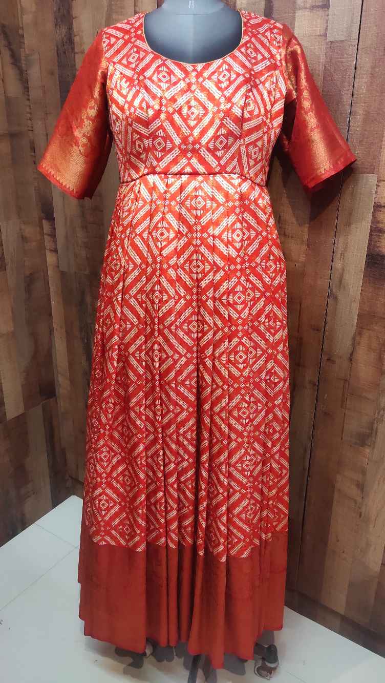 Red Designer Gown -2