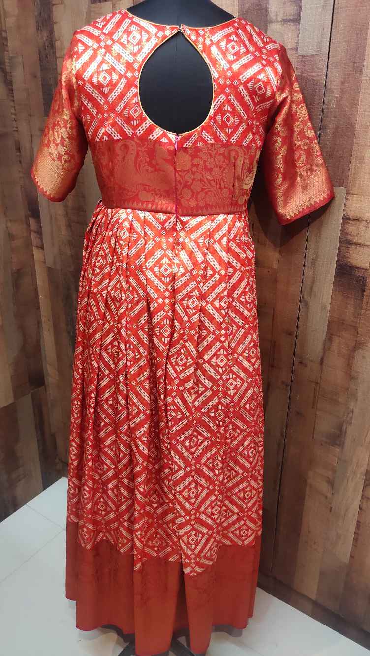 Red Designer Gown -2