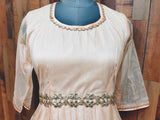 Light Cream Designer Gown -2