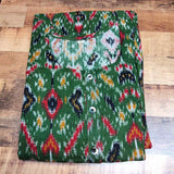 Green Ikkat Gown