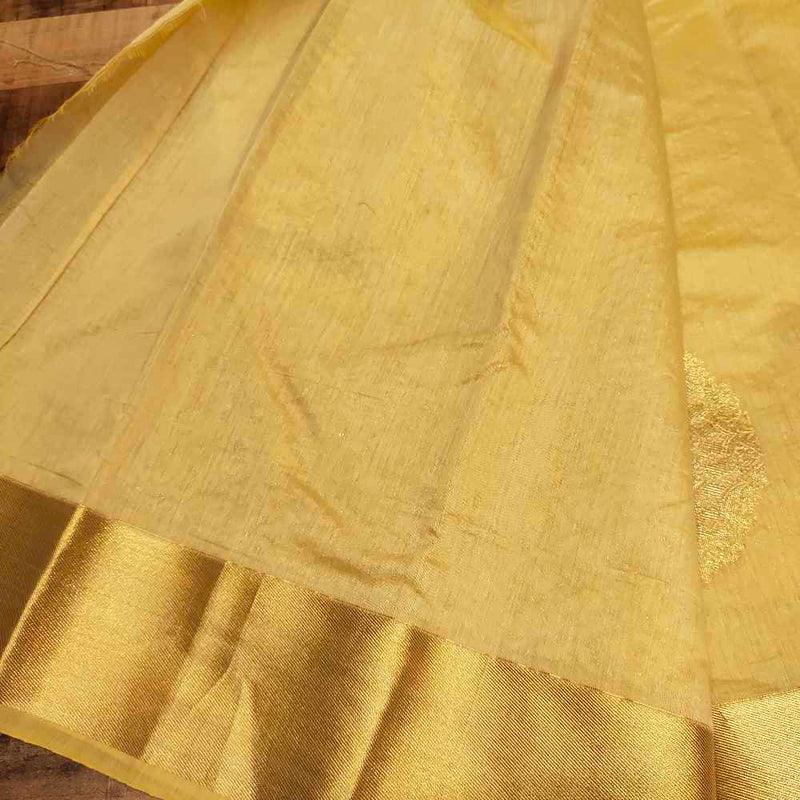 Gold Cotton Silk
