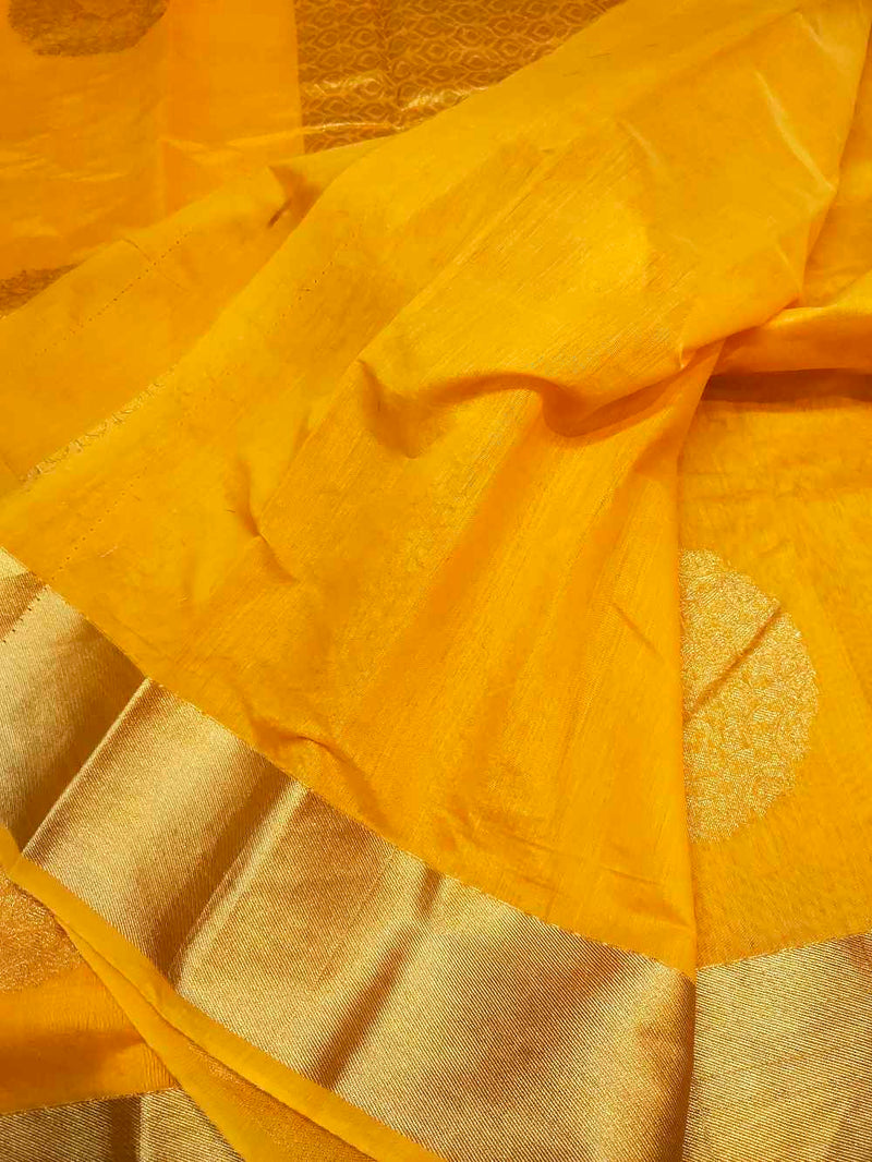 Yellow Cotton Silk