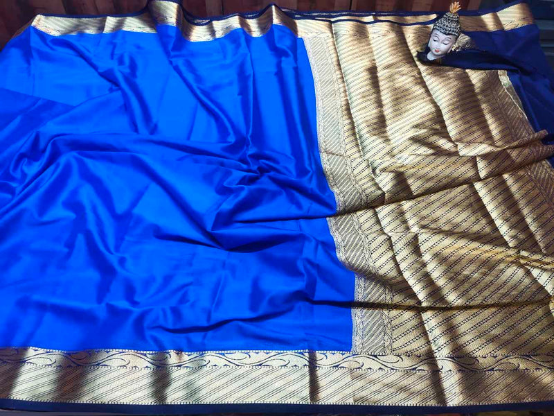 Royal Blue Mysore Silk