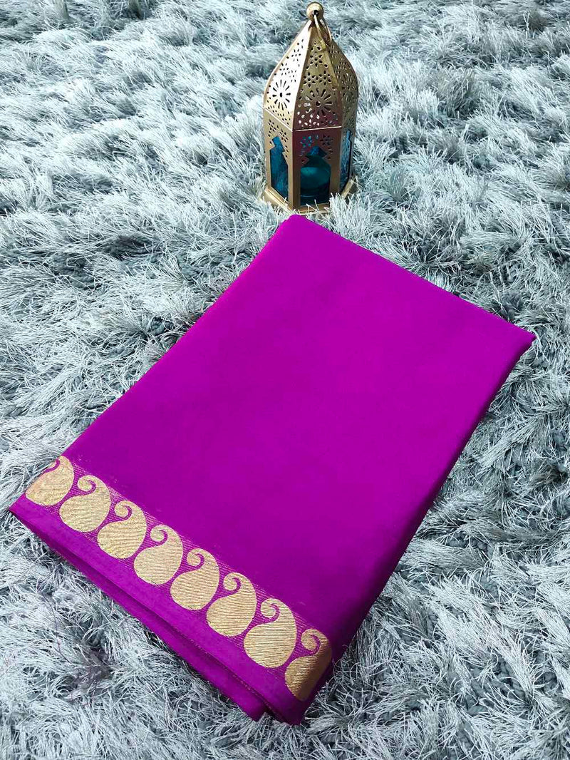 Purple Mysore Silk
