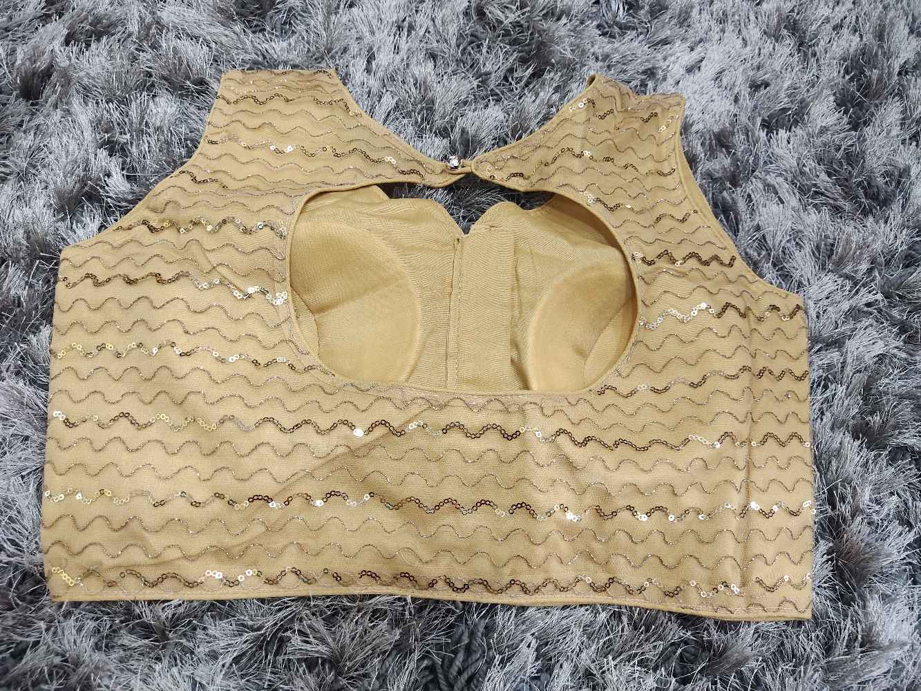 Gold Colour Designer blouse