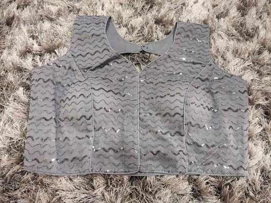 Grey Designer blouse