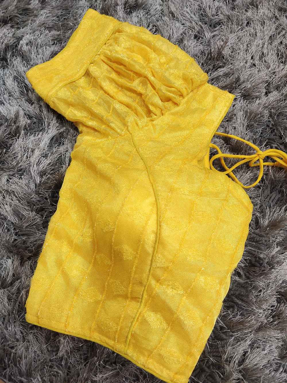 Yellow Designer blouse