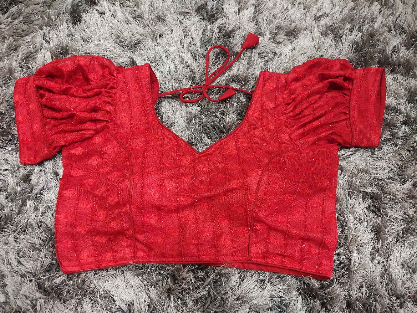 Red Designer blouse