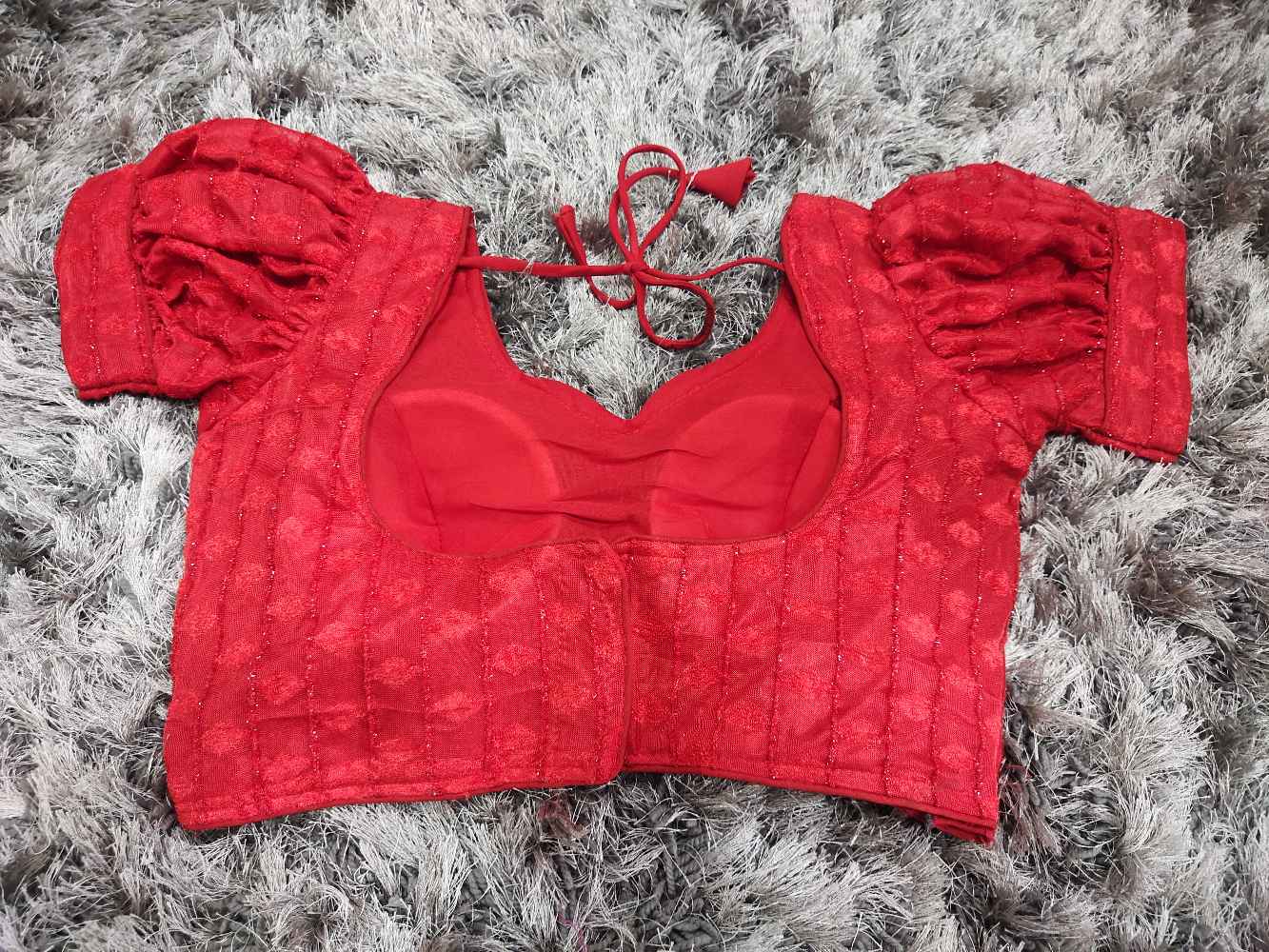 Red Designer blouse