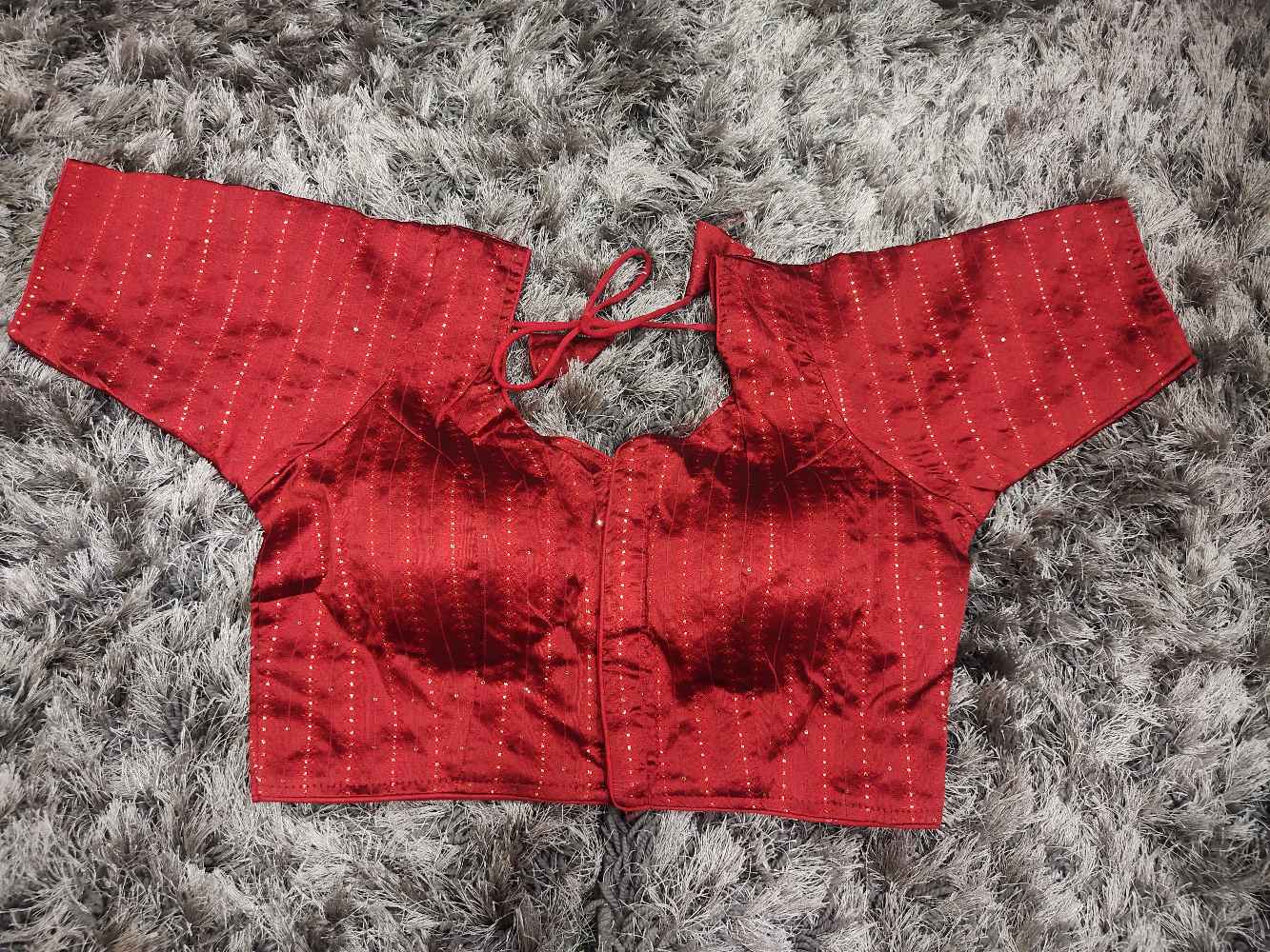 Red Designer blouse