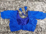 Royal Blue Designer blouse