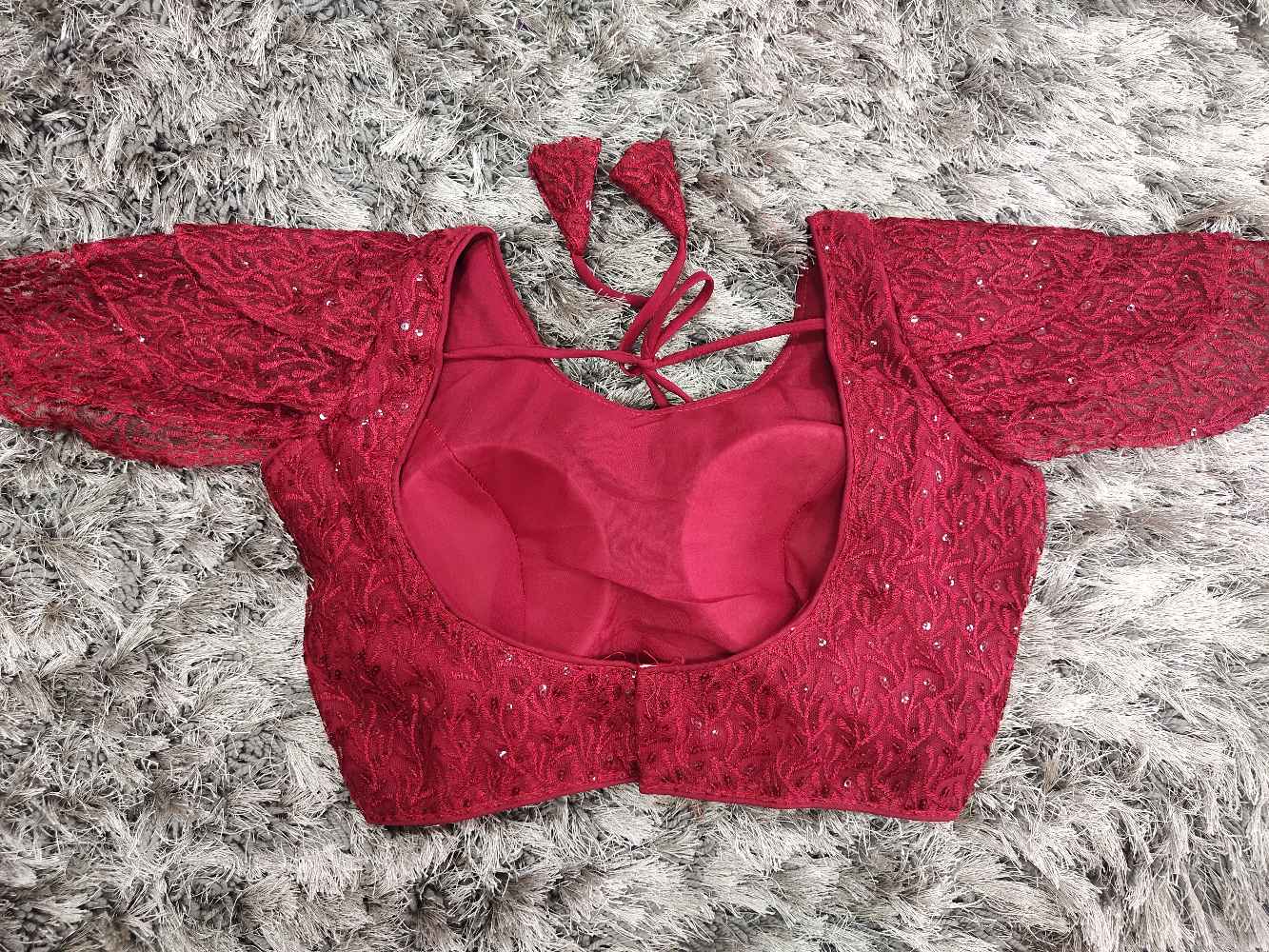 Maroon Designer blouse