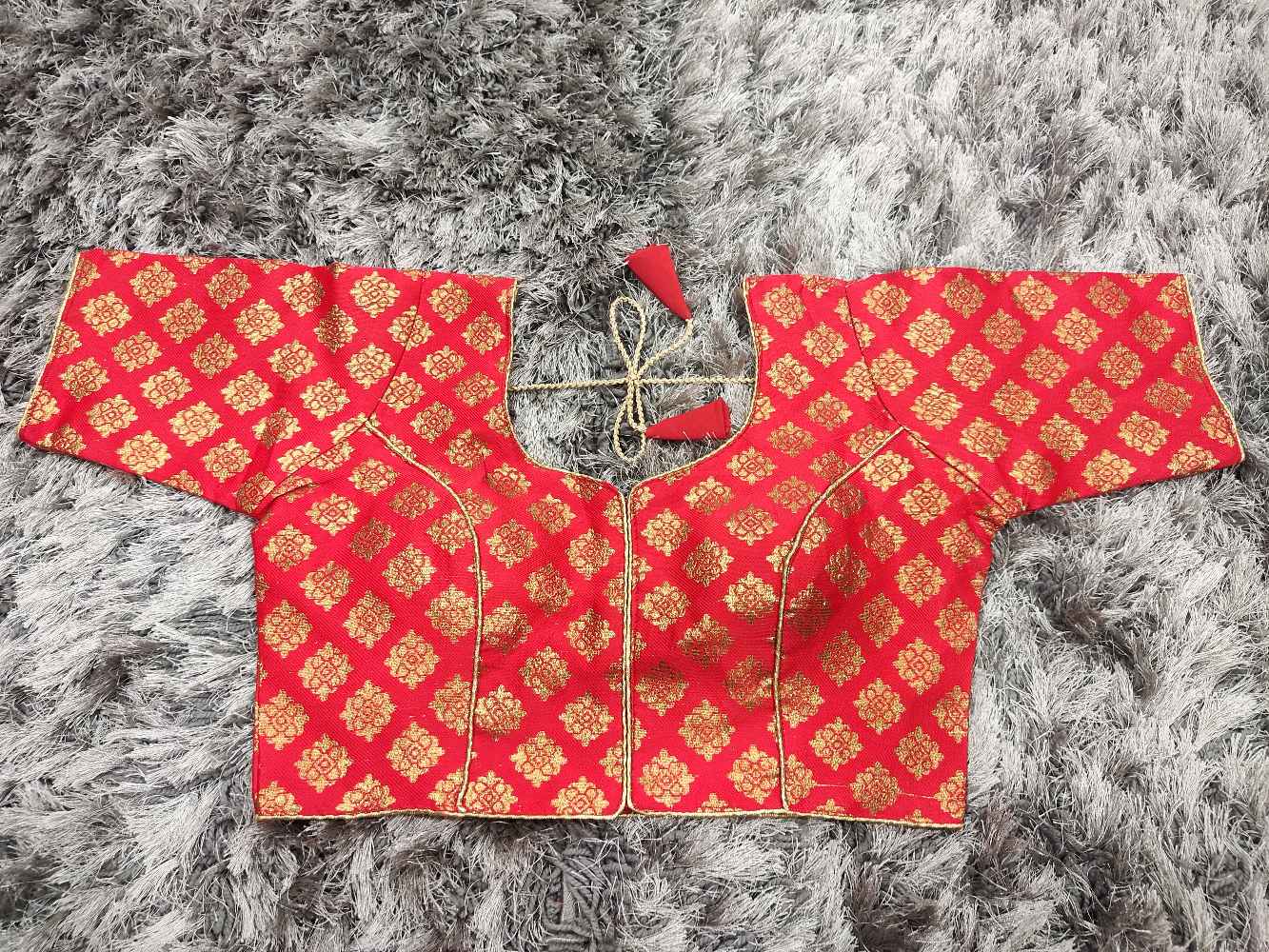 Red Designer blouse