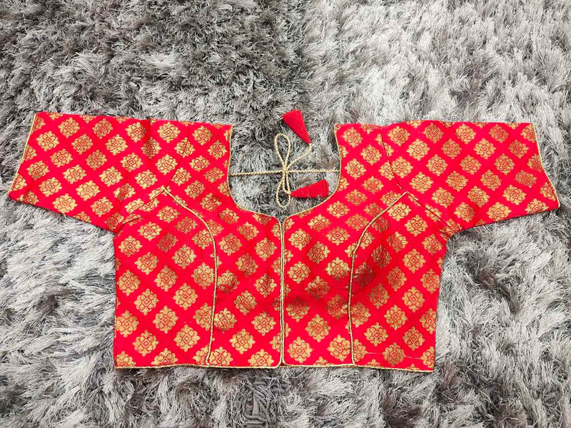 Red Designer blouse