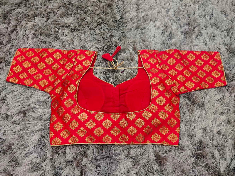 Red Designer blouse