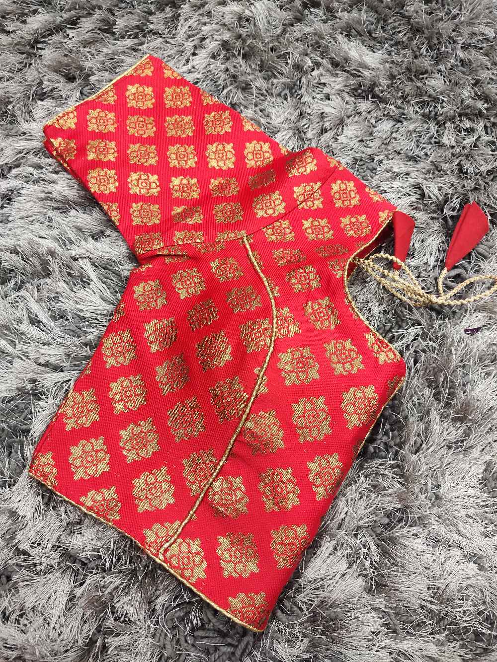 Red Designer blouse