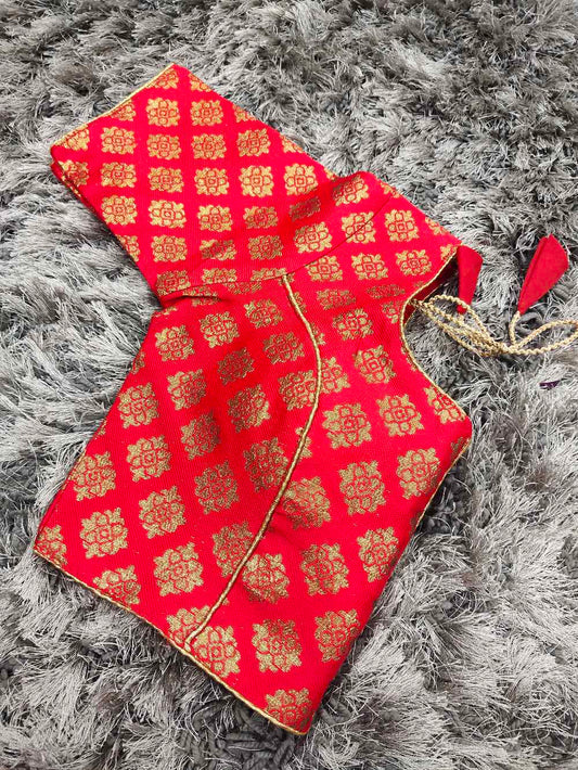 Red Designer blouse