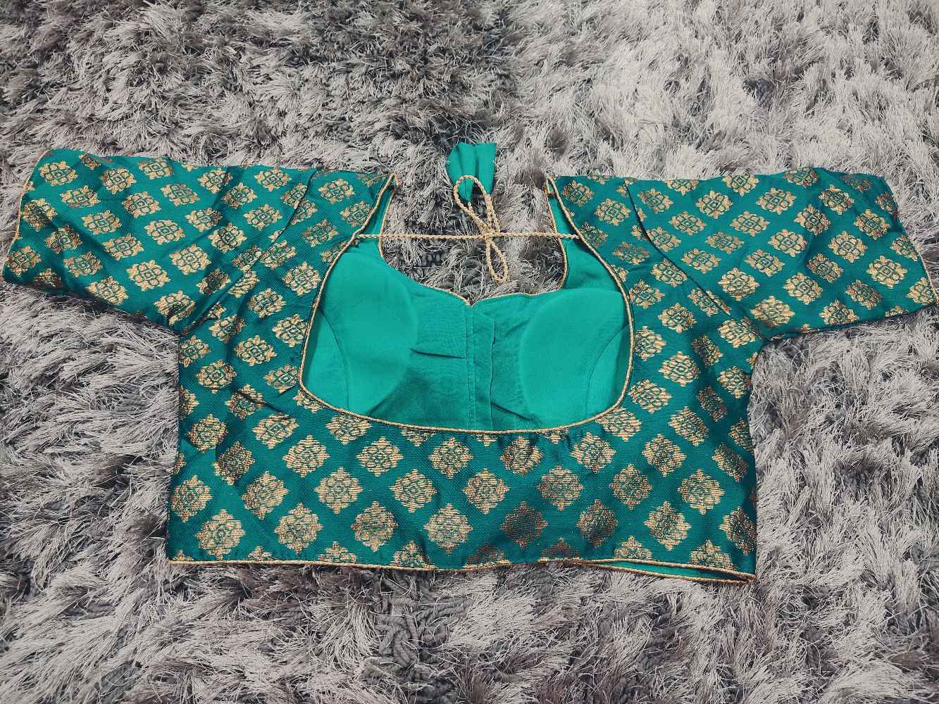 Rama Green Designer blouse