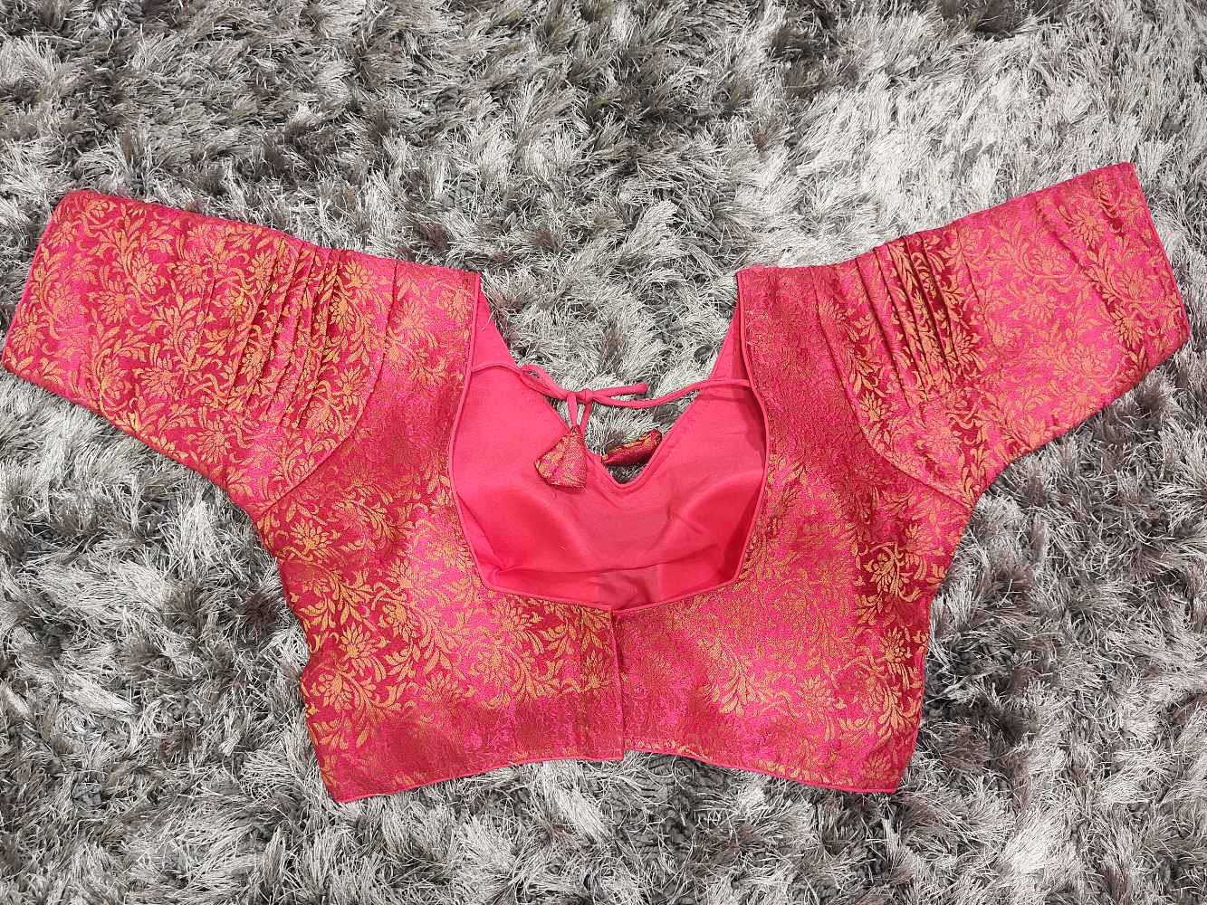 Peach Designer blouse