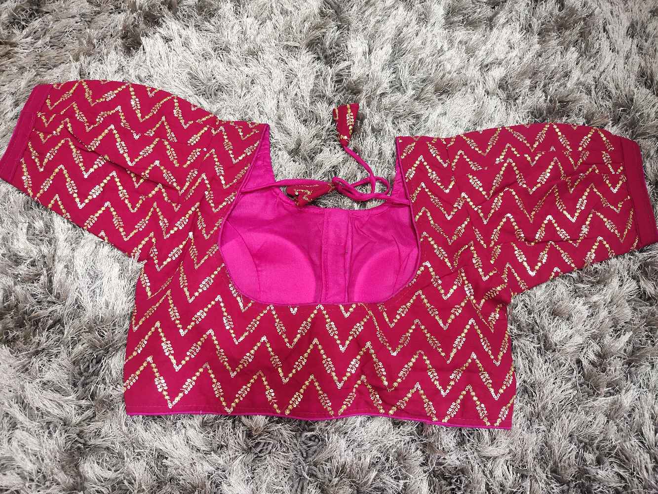 Pink Designer Georgette blouse