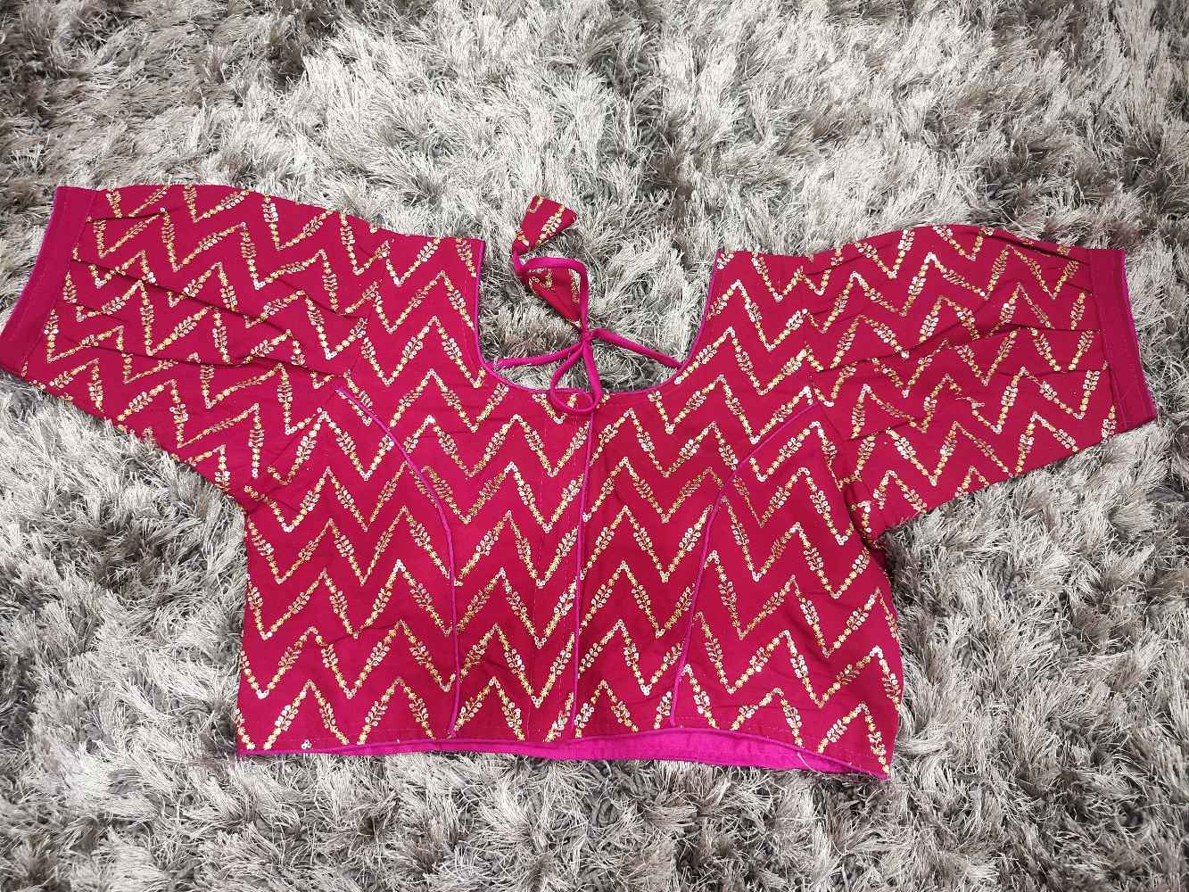 Pink Designer Georgette blouse