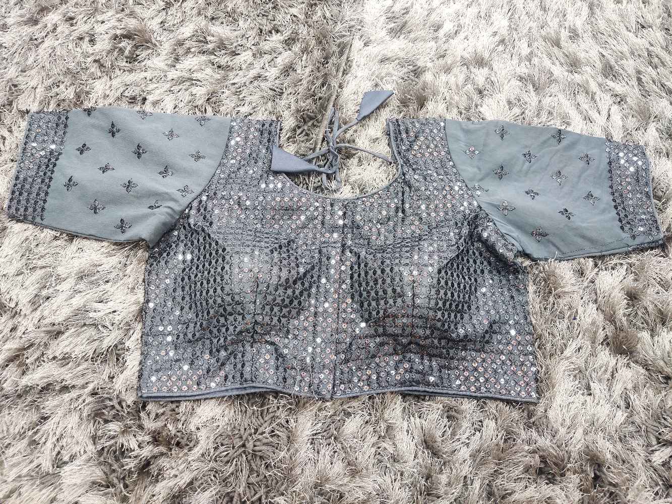 Grey Designer blouse