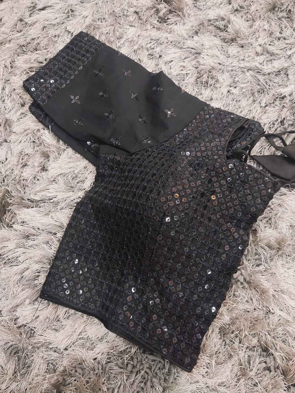 Black Designer blouse